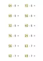 Vorschau - Aufgabenkarten - Einmaleins Karteikarten – Multiplikation & Division (Klasse 2/3) | mit Rechentipps & Selbstkontrolle - Seite 2