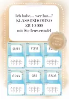 Vorschau - Spiele - "Ich habe, wer hat" ZR 10000 mit Stellenwerttafel - Deckblatt