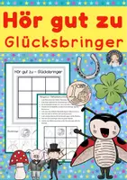 Vorschau - Arbeitsblätter - Zuhören - Hör gut zu! Glücksbringer - Deckblatt