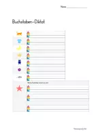 Vorschau - Arbeitsblätter - Deutsch: Lernstandserhebung Buchstaben und Wörter - Seite 3