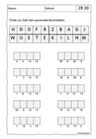 Vorschau - Spiele - Rätsel im Zwanzigerfeld, 20er-Feld, Zahlenraum 20 - Seite 2