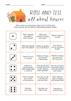 Vorschau - Arbeitsblätter - Würfelspiele Small talk, Roll the dice - Deckblatt