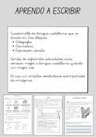 Vista previa - Hojas de trabajo - APRENDO A ESCRIBIR- SEGUNDO - Portada