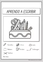 Vista previa - Hojas de trabajo - APRENDO A ESCRIBIR- SEGUNDO - página 1