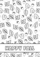 Vorschau - Arbeitsblätter - Herbst Ausmalbilder | editierbar - Seite 2