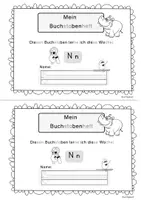 Vorschau - Unterrichtsreihen - Buchstabenheft N, 1.Klasse, lesen, schreiben, Buchstabeneinführung - Seite 3