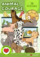 Aperçu - Cliparts/Visuels - Animal Courage | 16 Clipart animal de compagnie | Coloré - Page de couverture