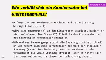 Vorschau - Präsentationen/Tafelbilder - Technik - Grundlagen Kondensator - Seite 2