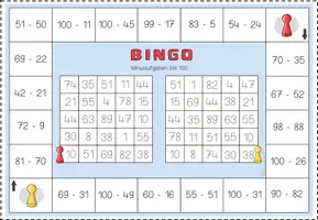 Vorschau - Spiele - Bingo Brettspiele: Addition und Subtraktion im Zahlenraum bis 100 - Seite 2
