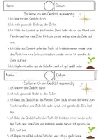 Vorschau - Merkblätter - So lerne ich ein Gedicht auswendig - Seite 3