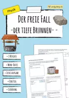 Vorschau - Arbeitsblätter - Freier Fall - Beschleunigung - Beschleunigte Bewegung - Deckblatt