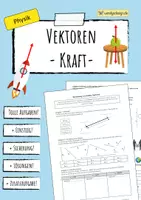 Vorschau - Arbeitsblätter - KRAFT als Vektor (zeichnerisch) - Einführung (Arbeitsblatt) - Deckblatt