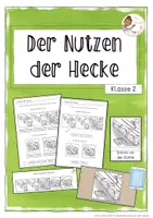 Vorschau - Unterrichtsreihen - Nutzen der Hecke (Hecke) - Klasse 2 - Deckblatt