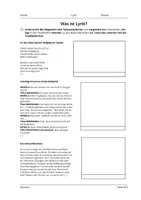 Vorschau - Arbeitsblätter - Einführung / Wiederholung "Lyrik" - Überblickswissen und Quiz - Seite 2