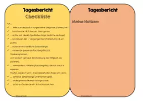 Vorschau - Arbeitsblätter - Tagesbericht - Praktikumsbericht - Praktikum - Seite 3