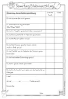 Vorschau - Stundenentwürfe - Erlebniserzählung Geschichte schreiben - Checklisten und Tafelmaterial - Seite 3