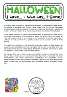 anteprima - Materiale interattivo - Gioco "Io ho..Chi ha..? -"I have.. who has..?" di Halloween - Pagina 1