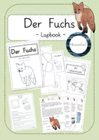 Vorschau - Arbeitsblätter - Der Fuchs - Ein Lapbook - Deckblatt