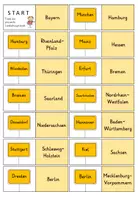Vorschau - Stationenlernen - Deutschland, Bundesländer und Hauptstädte - Domino - Seite 3