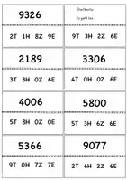 Vorschau - Spiele - Spielerische Zahlraumerweiterung ZR 10.000 Mathekette - Deckblatt