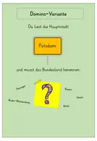 Vorschau - Stationenlernen - Deutschland, Bundesländer und Hauptstädte - Domino - Seite 2
