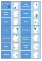 Vorschau - Stationenlernen - Deutschland, Bundesländer und Hauptstädte - Domino - Seite 3