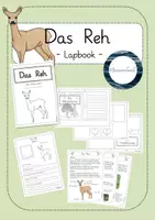 Vorschau - Arbeitsblätter - Das Reh - Ein Lapbook - Deckblatt