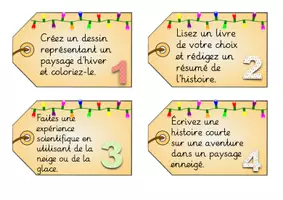 Vorschau - Spiele - (Noël) Calendrier de l'avent: challenges pour les vacances - Seite 1