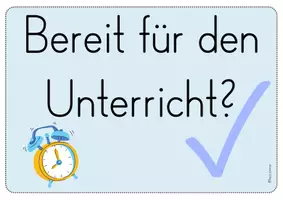 Vorschau - Poster - Bereit für den Unterricht Visualisierung - Seite 1