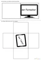 Vorschau - Arbeitsblätter - Mein Medien- Lapbook, 15 verschiedene Lapbook Teile - Seite 2