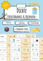 Vorschau - Spiele - DIE DICHTE - Physik - Dominospiel - Deckblatt
