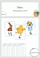 Vorschau - Arbeitsblätter - Rechenspaziergang "Ostern" (Rechnen im ZR 20) - Deckblatt