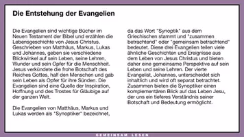 Vorschau - Unterrichtsreihen - Interaktive Präsentation: Die Evangelien - Seite 3