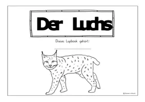 Vorschau - Arbeitsblätter - Der Luchs - Ein Lapbook - Seite 2