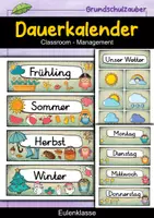Vorschau - Poster - Eule Dauerkalender für die Eulenklasse - Deckblatt