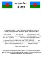 Vorschau - Arbeitsblätter - gitanos - la niñez gitana de Alba Flores (Haus des Geldes) - Lückentext - Seite 3