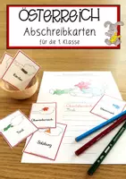 Vorschau - Arbeitsblätter - Abschreibkarten Bundesländer - Deckblatt