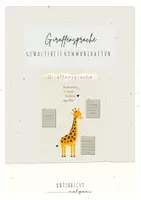 Vorschau - Poster - Gewaltfreie Kommunikation - Giraffensprache - Tafelmaterial & Poster - Deckblatt
