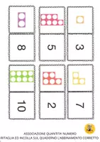 anteprima - Esercizi - Gioco di associazione fra quantità e numeri - Pagina di copertina