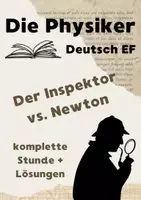 Vorschau - Stundenentwürfe - Die Physiker: Voß vs. Newton - komplette Stunde + Lösungen - Deckblatt