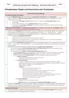Vorschau - Merkblätter - Methodenwissen I Analyse und Interpretation einer Dramenszene I Formulierungshilfen - Seite 1