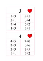 Προεπισκόπηση - Flashcards - Πρόσθεση έως το 10 - Σελίδα 1