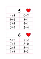 Προεπισκόπηση - Flashcards - Πρόσθεση έως το 10 - Σελίδα 2