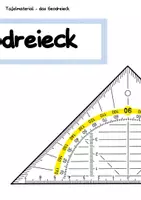 Vorschau - Arbeitsblätter - Geodreieck - Tafelmaterial und Arbeitsblatt - Seite 2