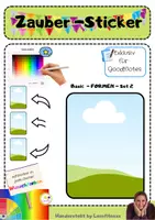 Vorschau - Präsentationen/Tafelbilder - Formen Zaubersticker für GoodNotes - editierbar in jede Wunschfarbe - Seite 1