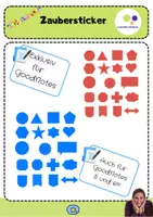 Vorschau - Präsentationen/Tafelbilder - Formen Zaubersticker für GoodNotes - editierbar in jede Wunschfarbe - Seite 3