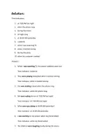 Vorschau - Arbeitsblätter - Past Continuous and Time Indicators mit Lösung - Seite 1