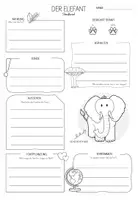 Vorschau - Arbeitsblätter - Tier-Steckbrief-Erkundung- Der Elefant - Seite 2