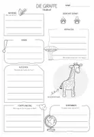 Vorschau - Arbeitsblätter - Tier-Steckbrief-Erkundung- Die Giraffe - Seite 2