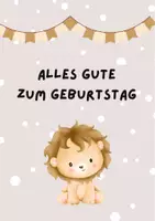 Vorschau - Poster - Geburtstagskarte Löwe - Seite 3